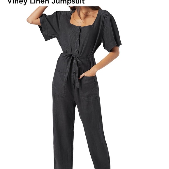 Joie Linen Jumpsuit - Picture 2 of 5